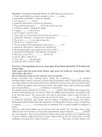 Bài tập thực hành ngữ pháp tiếng Anh cơ bản luyện thi IELTS