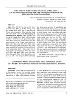 Kiến thức về tuân thủ điều trị thuốc kháng virus của người bệnh viêm gan B mạn tính tại phòng khám ngoại trú Bệnh viện Đa khoa tỉnh Nam Định