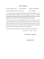 Đánh giá hiện trạng chất lượng môi trường bãi chôn lấp chất thải rắn ngọc sơn, huyện quỳnh lưu, tỉnh nghệ an và đề xuất các biện pháp bảo vệ môi trường 