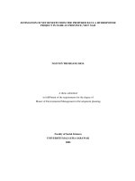 Estimation of net benefit from the proposed ban la hydropower project in nghe an province, vietnam 