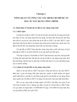 Đề xuất một số giải pháp nâng cao chất lượng công tác xác định chi phí dự án đầu tư xây dựng các công trình do bộ nông nghiệp và PTNT quản lý 