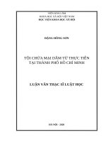 luận văn thạc sĩ tội chứa mại dâm từ thực tiễn tại thành phố hồ chí minh 