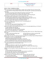 10 Đề Thi Học Kỳ 1 Lịch Sử 12 Có Đáp Án - Lịch Sử Lớp 12 - Thư Viện Học Liệu