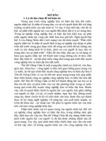 Phát triển nguồn nhân lực cho công nghiệp hóa và hiện đại hóa ở thủ đô viêng chăn, cộng hòa dân chủ nhân dân lào  tt 