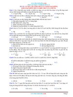 Trắc Nghiệm Luyện Tập Tính Chất Của Kim Loại Kiềm-Kiềm Thổ Và Hợp Chất Có Đáp Án - Hóa Học Lớp 12 - Thư Viện Học Liệu