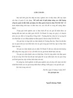 Đề xuất một số giải pháp nâng cao chất lượng công tác quản lý đấu thầu, áp dụng cho ban quản lý dự án sông tích hà nội 