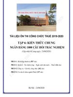 EBOOK 1000 câu hỏi TRẮC NGHIỆM KTC có đáp án