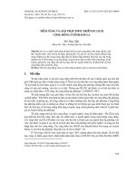Tiềm năng và giải pháp phát triển du lịch cộng đồng ở tỉnh Sơn La