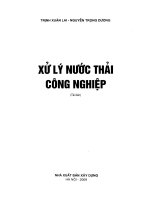Xử lý nước thải công nghiệp (NXB xây dựng 2009)   trịnh xuân lai, 144 trang