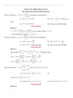 26 bài tập   kiểm tra kết thúc chuyên đề hàm số (trắc nghiệm)   file word có lời giải chi tiết 