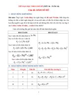 TIẾT dạy học THEO CHỦ đề   HAM SO MU 