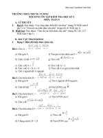 TOÁN 9 DC HK1 THCS TRƯNG VƯƠNG 2020 2021 