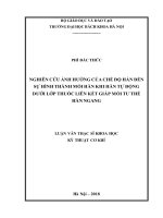 Nghiên cứu ảnh hưởng của chế độ hàn đến sự hình thành mối hàn khi hàn tự động dưới lớp thuốc liên kết giáp mối tư thế hàn ngang