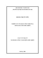 Nghiên cứu thiết kế thiết bị đo các đại lượng không điện sử dụng PSOC và truyền tin với máy tính thông qua USB