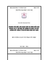 NGHIÊN cứu mối LIÊN QUAN GIỮA đa HÌNH KIỂU GEN MTHFR c677t với mật độ XƯƠNG và NGUY cơ gãy XƯƠNG đốt SỐNG ở PHỤ nữ mãn KINH VIỆT NAM 