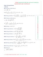 TÁCH CHUYÊN đề vào 10 các năm đã QUA chuyên đề 1 rút gọn và LIÊN QUAN 