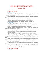 Giáo án mĩ thuật lớp 1 Chân trời sáng tạo – Chủ đề 4 Khu vườn của em » Tài liệu miễn phí cho Giáo viên, học sinh.