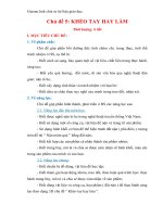 Giáo án Mĩ thuật 1 Chân trời sáng tạo Chủ đề 5 Khéo tay hay làm » Tài liệu miễn phí cho Giáo viên, học sinh.