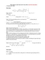 TỔNG hợp các đề THI TOÁN vào lớp 10 CHUYÊN THÁI BÌNH 