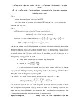 Đề thi tuyển sinh lớp 10 chuyên toán năm học 2018   2019   phần 4 