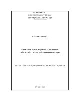 Nhân thân người phạm tội cướp tài sản trên địa bàn quận 3, thành phố hồ chí minh 