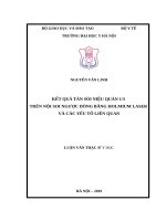 KẾT QUẢ tán sỏi NIỆU QUẢN 13 TRÊN nội SOI NGƯỢC DÒNG BẰNG HOLMIUM LASER và các yếu tố LIÊN QUAN 