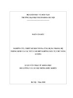 Nghiên cứu thiết kế rectenna ứng dụng trong hệ thống RFID và các nút cảm biến không dây tự chủ năng lượng