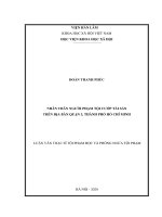 Nhân thân người phạm tội cướp tài sản trên địa bàn quận 3, thành phố hồ chí minh 