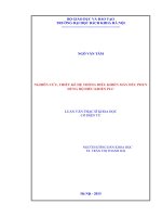 Nghiên cứu thiết kế hệ thống điều khiển máy đúc phun dùng bộ điều khiển PLC