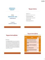 Bài giảng môn học phân tích chi phí   lợi ích 