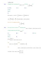 LƯỢNG GIÁC1  TÁCH đề 11 