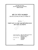 Thiết kế và chế tạo mô hình máy hút rác tự động 