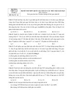 ĐỀ THAM KHẢO THI THPT QUỐC GIA 2018 - 16