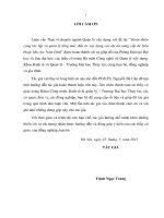 Hoàn thiện công tác lập và quản lý tổng mức đầu tư xây dựng các dự án nâng cấp đê biển thuộc khu vực nam định 