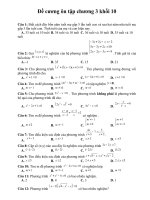sưu tầm đề cương ôn tập chương 3 khối 10 