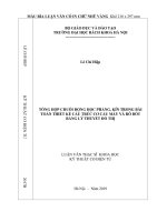 Tổng hợp chuỗi động học phẳngkín trong bài toán thiết kế cấu trúc cơ cấu máy và rô bốt bằng lý thuyết đô thị