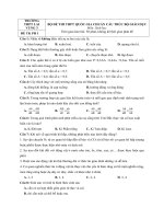 Đề tham khảo thi THPT 2018 -1