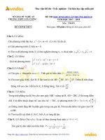 Tổng hợp 15 đề thi học sinh giỏi môn Toán lớp 10