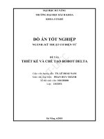 Thiết kế và chế tạo robot delta 