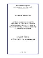 Các yếu tố tại điểm bán ảnh hưởng tới hành vi mua ngẫu hứng sản phẩm quần áo may sẵn nghiên cứu nhóm nữ thanh niên trên địa bàn thành phố hà nội và thành phố hồ chí minh 