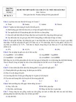 ĐỀ THAM KHẢO THI THPT QUỐC GIA 2018 -3