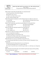 Đề tham khảo thi THPT 2018 - 5