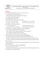 ĐỀ THAM KHẢO THI THPT QUỐC GIA 2018 - 15