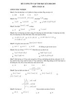 ĐỀ CƯƠNG ôn tập THI học kì i TOÁN 10 năm 2018 