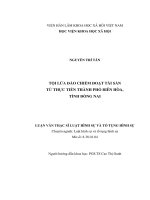 Tội lừa đảo chiếm đoạt tài sản từ thực tiễn thành phố Biên Hòa, tỉnh Đồng Nai