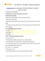 Lý thuyết Sinh học 10 - Bài 13: Khái quát về năng lượng và chuyển hóa vật chất