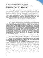 BẢO VỆ NGƯỜI TIÊU DÙNG TÀI CHÍNH TRONG THỜI KÌ TÀI CHÍNH SỐ TẠI VIỆT NAM, MỘT SỐ KHUYẾN NGHỊ CHÍNH SÁCH