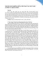 THANH TOÁN KHÔNG DÙNG TIỀN MẶT TẠI VIỆT NAM:  CƠ HỘI VÀ THÁCH THỨC