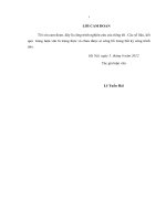 Nghiên cứu đánh giá hiệu quả kinh tế phòng lũ của các hồ chứa thượng nguồn sông hương 