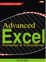 Preview advanced excel   formulae and calculations by george walter (2017)